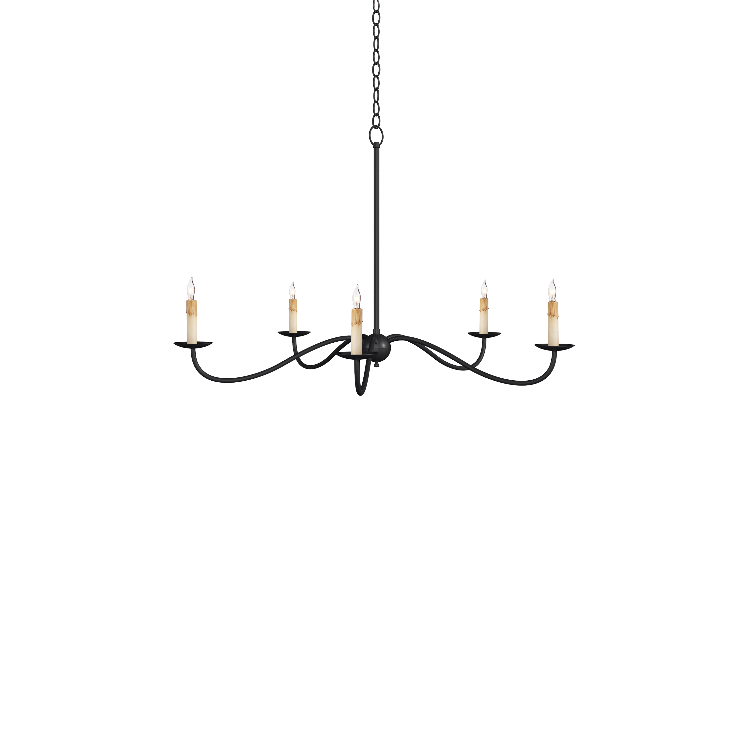 Saxon Small Chandelier | Zanzibar Black - Modern Komfort Canada
