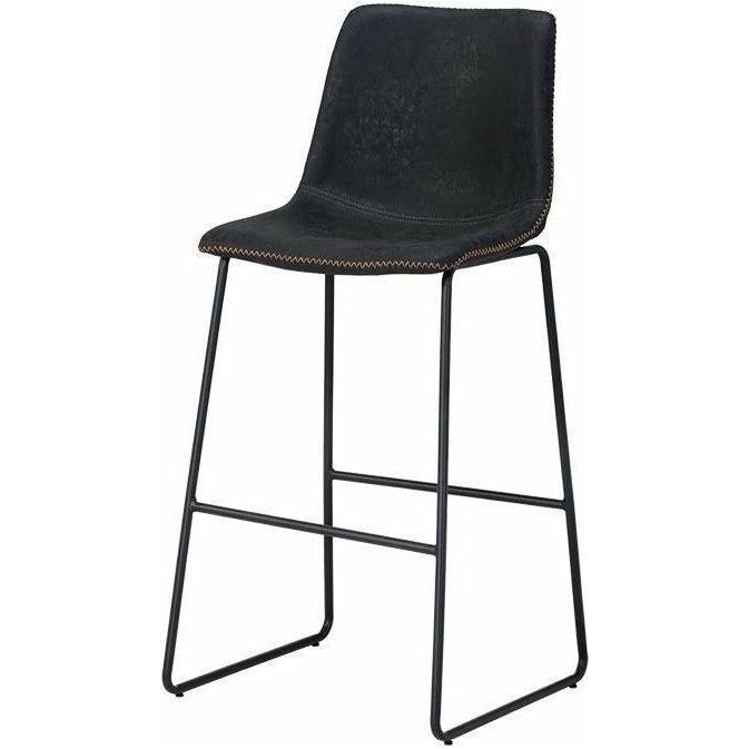 Caldwell Counter Stool Antique Black (Set of 2) Modern Komfort