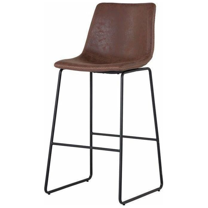 Caldwell Counter Stool Antique Brown (Set of 2) - Main Image