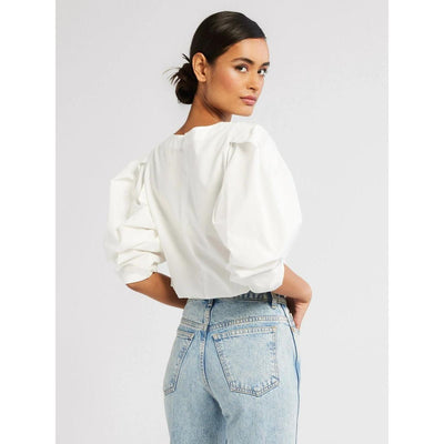 Lila Top | White