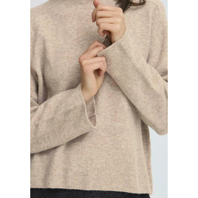 Noah Pullover Sweater | Desert Taupe Melange