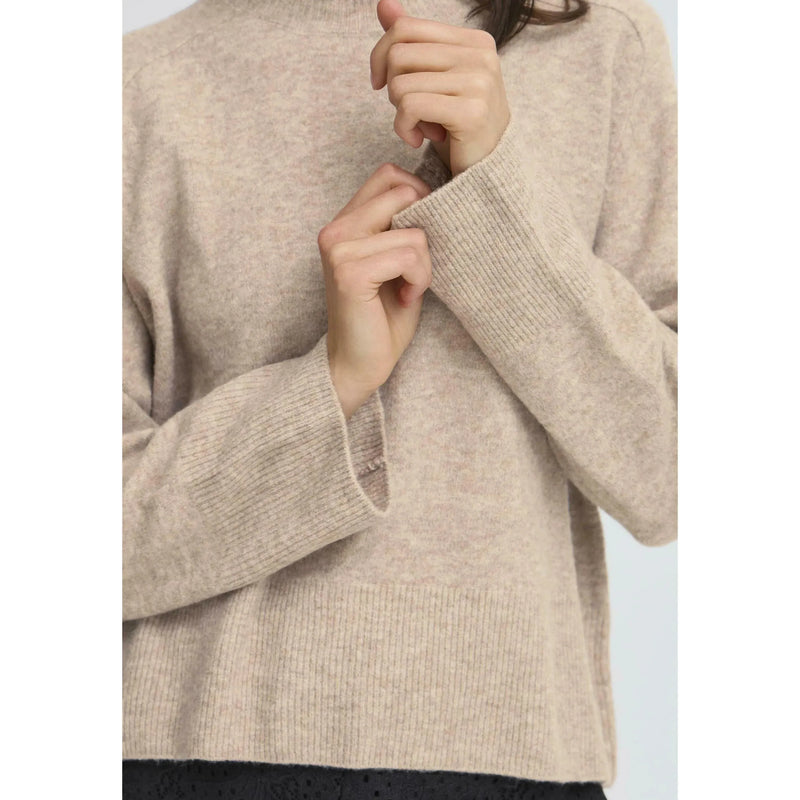 Noah Pullover Sweater | Desert Taupe Melange