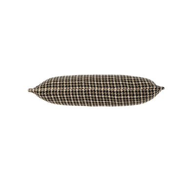 Brown Houndstooth Pillow