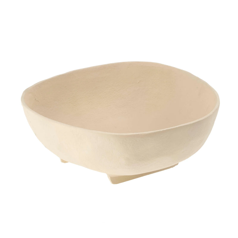 Rockform Footed Dish | Ivory