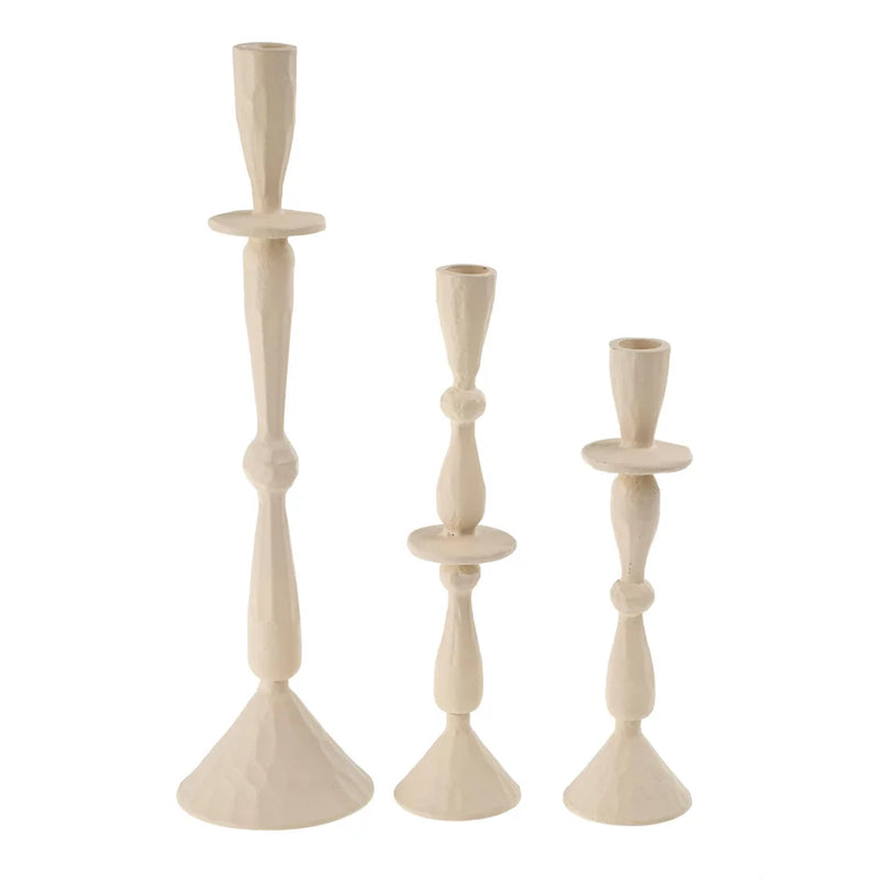 Imani Candle Holder | Ivory