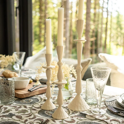 Imani Candle Holder | Ivory