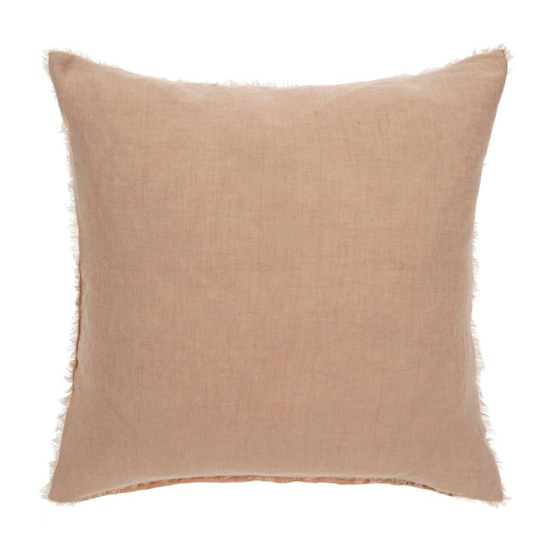 Lina 24x24 Linen Pillow | Peony