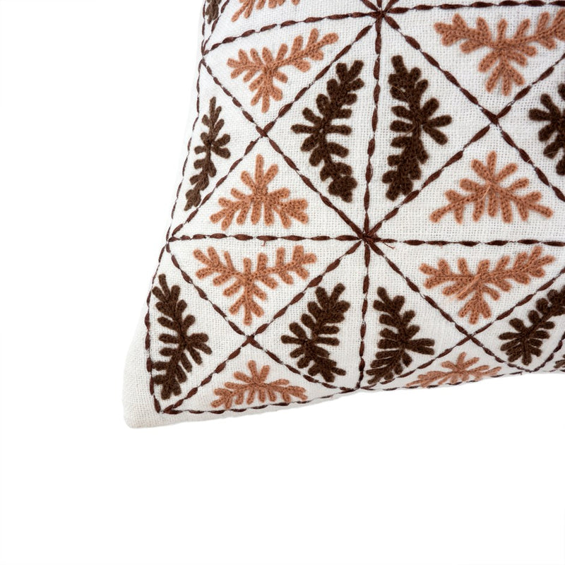 Hawthorne Embroidered Lumbar Pillow