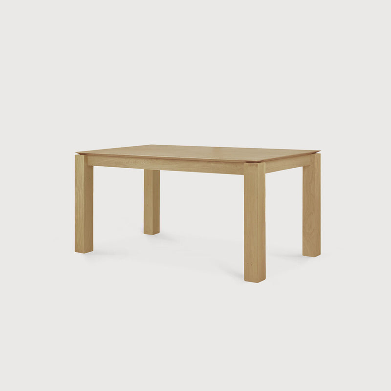 Oak Slice Extendable Dining Table