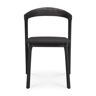 Teak Bok Outdoor Dining Chair | Black