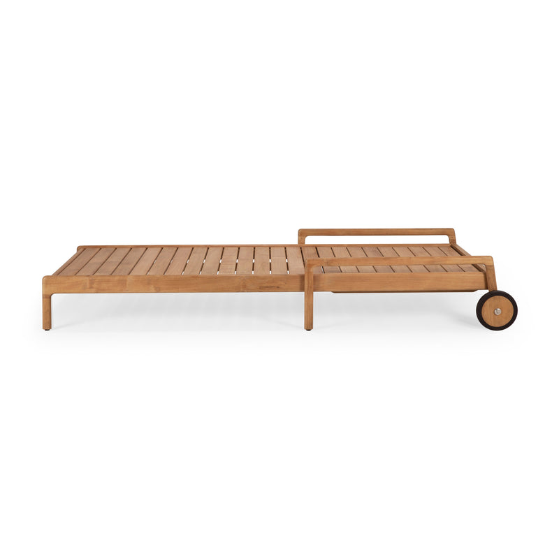 Jack Outdoor Adjustable Lounger | Teak
