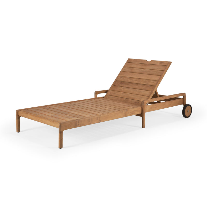 Jack Outdoor Adjustable Lounger | Teak