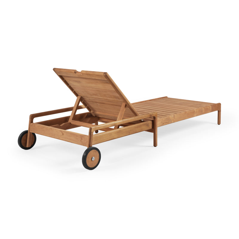 Jack Outdoor Adjustable Lounger | Teak