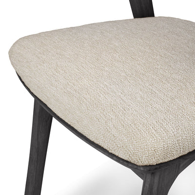 Teak Bok Outdoor Dining Chair | Black