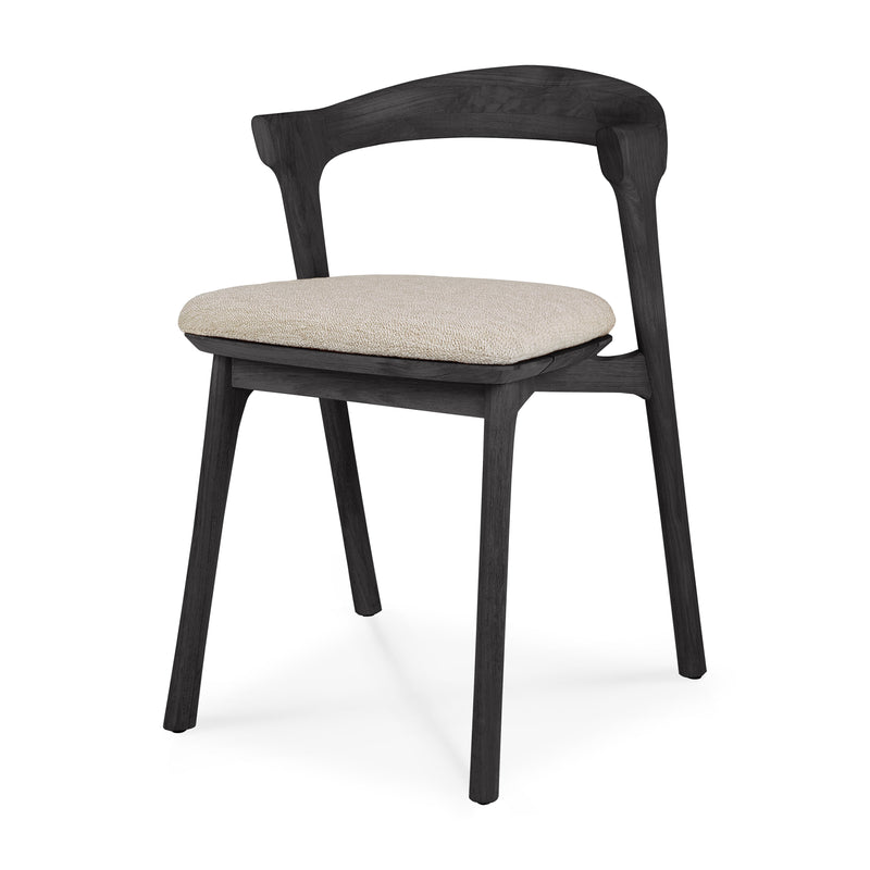 Teak Bok Outdoor Dining Chair | Black