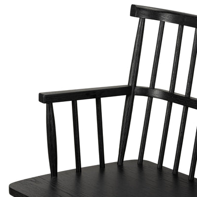 Aspen Large Dining Bench | Black