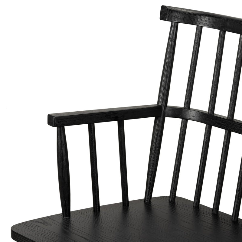 Aspen Large Dining Bench | Black