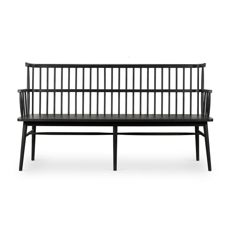 Aspen Large Dining Bench | Black