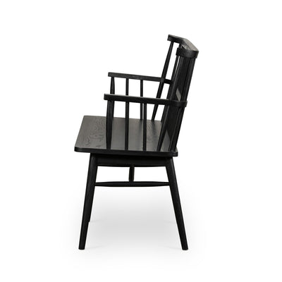 Aspen Large Dining Bench | Black