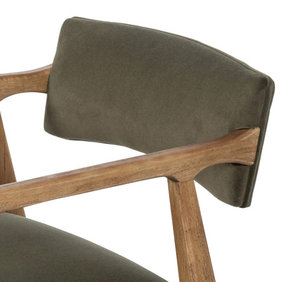 Tenlia Lounge Chair | Velvet Loden