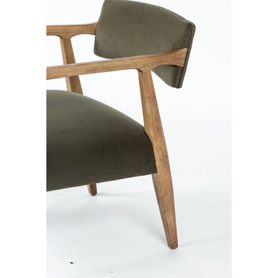 Tenlia Lounge Chair | Velvet Loden