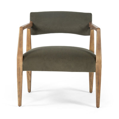 Tenlia Lounge Chair | Velvet Loden