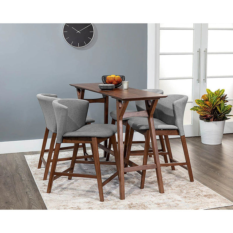 Hailey Counter Stool | Dark Grey