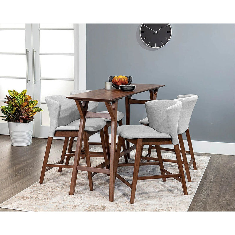 Hailey Counter Stool | Light Grey