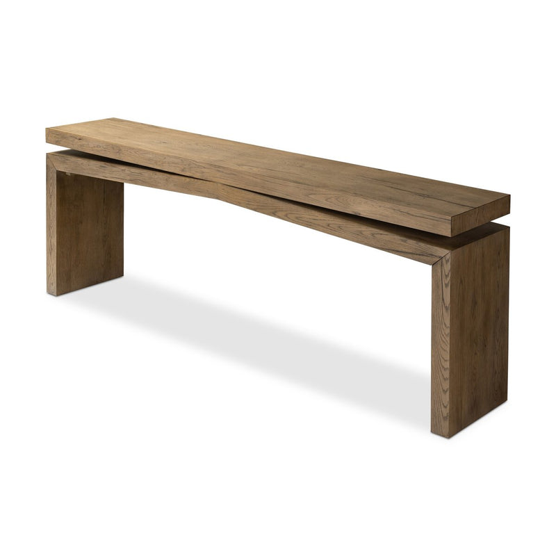 Mariya Oak Console Table | Rustic Grey