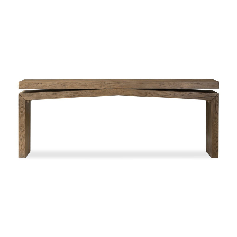 Mariya Oak Console Table | Rustic Grey