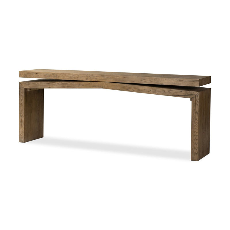 Mariya Oak Console Table | Rustic Grey