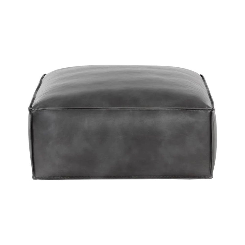 Leron Ottoman | Overcast Grey