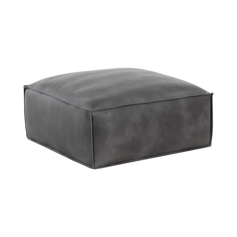 Leron Ottoman | Overcast Grey