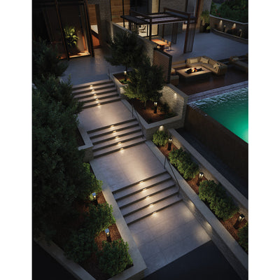 Taper 8.5" Outdoor Step and Deck Sconce | Horizontal