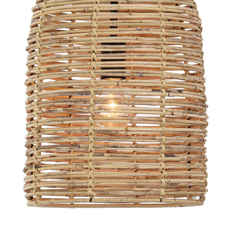 Monica Bamboo Basket Pendant