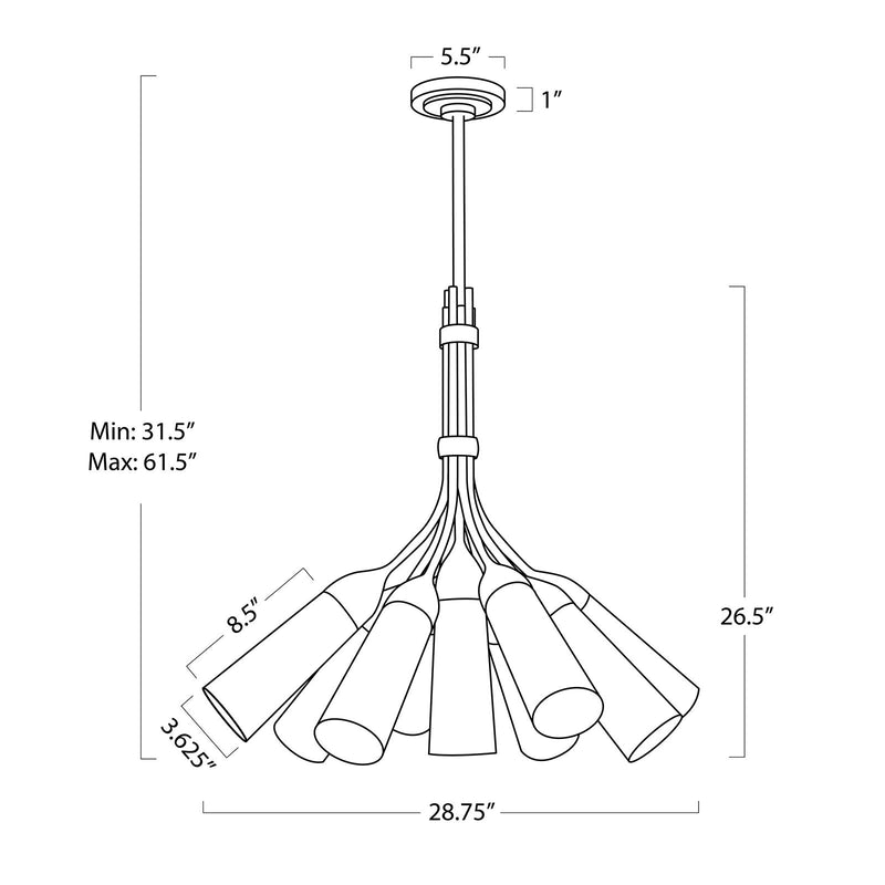 Mousseaux Chandelier