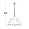 Allison 24" Pendant | Polished Nickel
