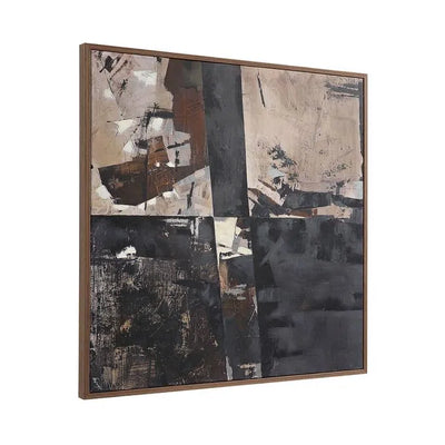 Shuttered Framed Canvas