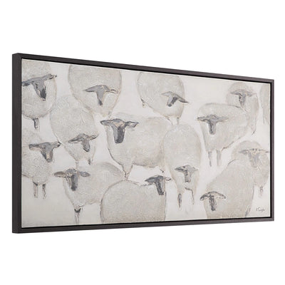 Mouton Framed Canvas
