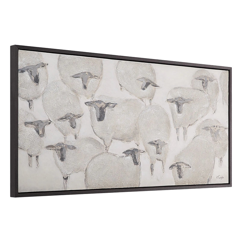 Mouton Framed Canvas