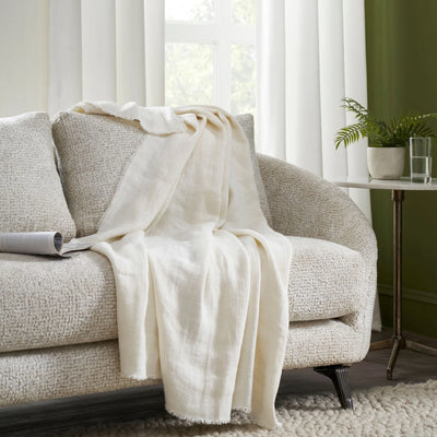 Sicily Throw | Ivory