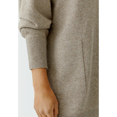 Oversized Pullover Sweater | Smokey Taupe