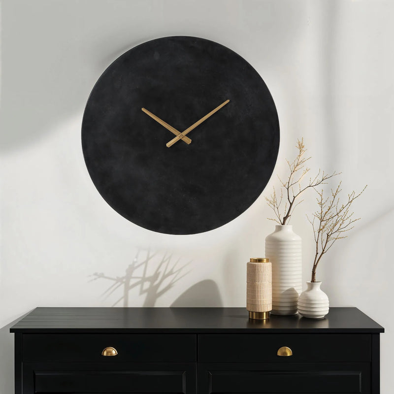 Union Wall Clock | Black Marble