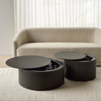 Roller Max Coffee Table | Mahogany