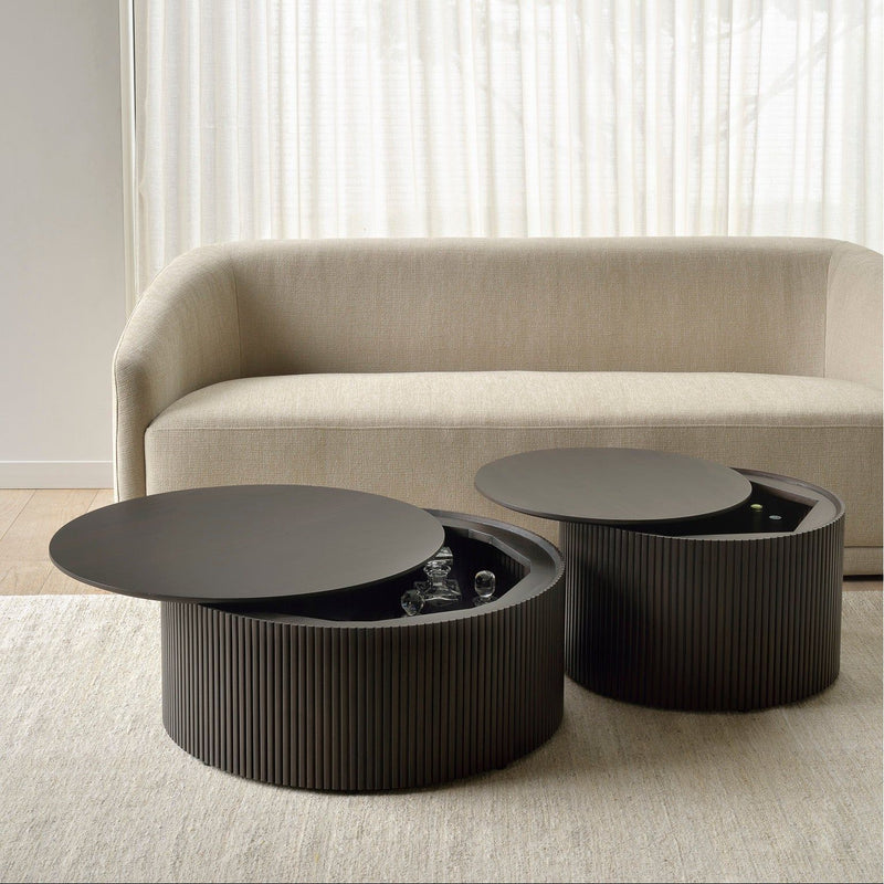 Roller Max Coffee Table | Mahogany