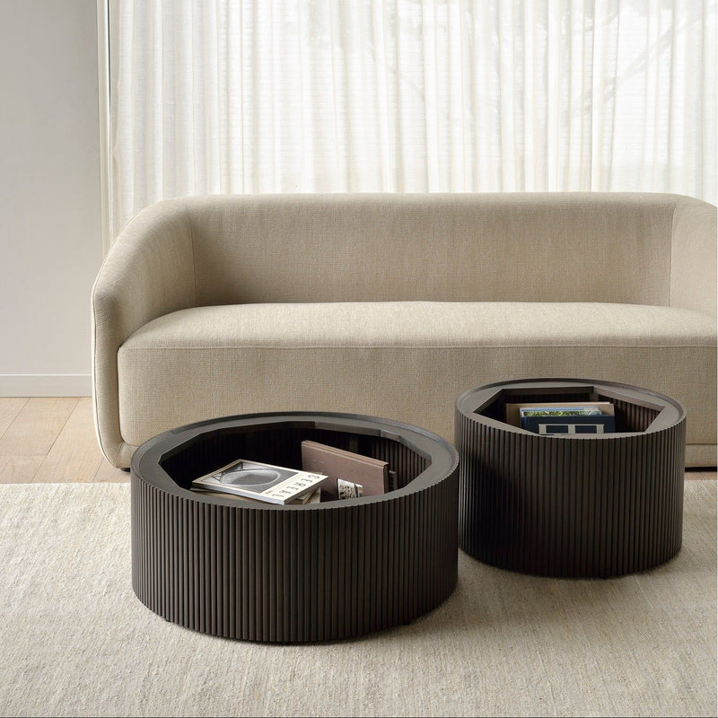 Roller Max Coffee Table | Mahogany