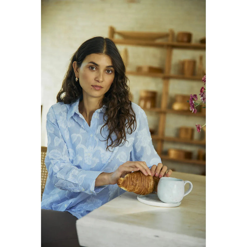 Lani Shirt | Cashmere Blue