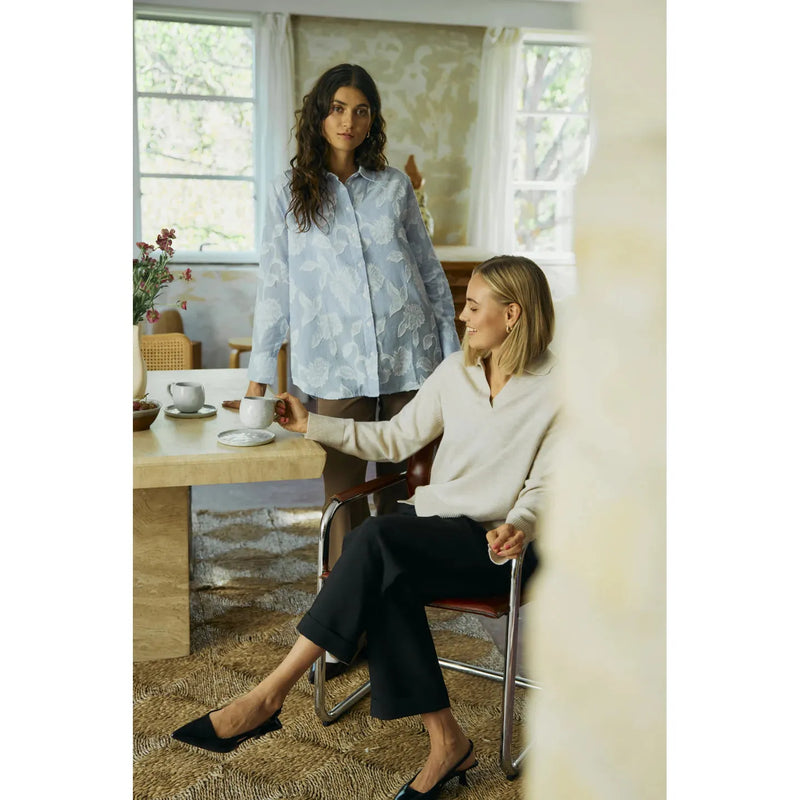 Lani Shirt | Cashmere Blue