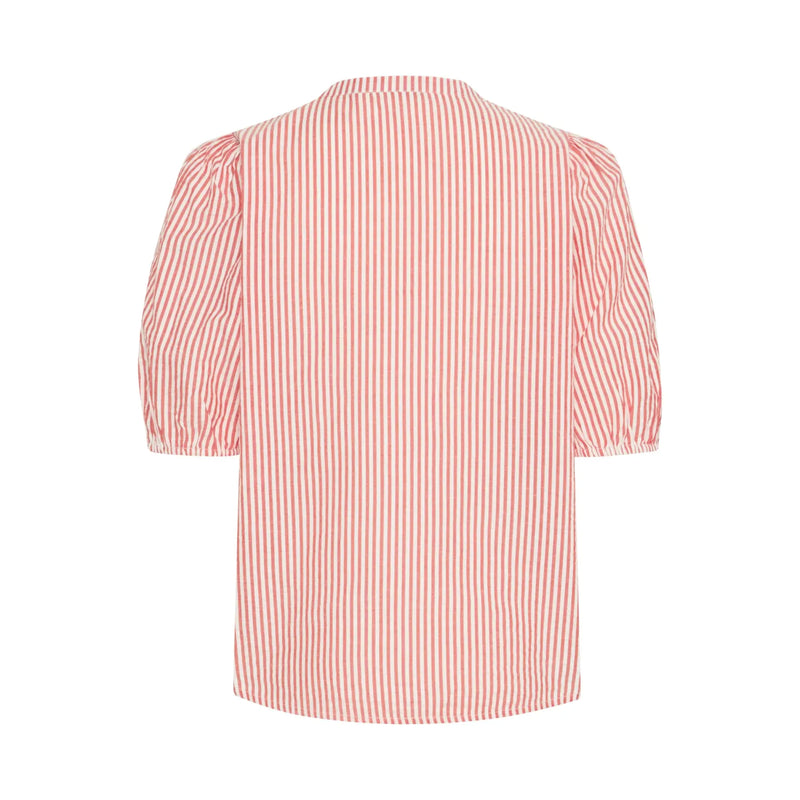 Cayla Blouse | Cayenne stripes