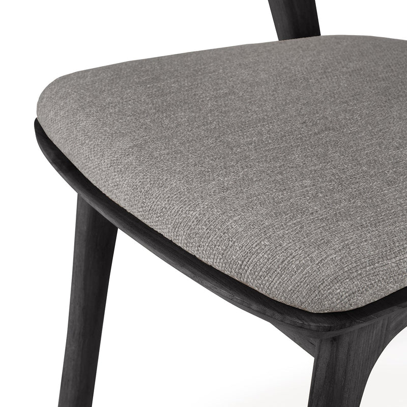 Teak Bok Outdoor Dining Chair | Black